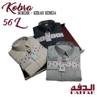 DAFFAH BORDIR KERAH KEMEJA - KOBRA ALRAKIZ- Jubah Gamis Ad-Daffah