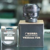 Lensa Yongnuo 35mm f2 for Nikon Free UV YN 35MM F2 Lensa f Berkualitas