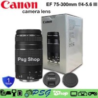 CANON EF 75 - 300mm F4-5.6 III LENSA CANON TELE ZOOM KAMERA CA Limited