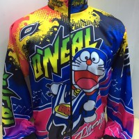 Jaket Jersey Baju Balap Cross Drag Bike Doraemon 804