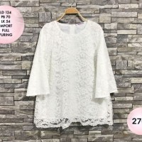 atasan baju kebaya brukat terkini