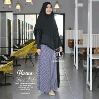 Gamis Syari Modern Baju Muslim Wanita Kekinian Longdress HUSNA ori NW