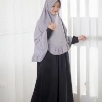 GAMIS AYUMI HITAM HIJAB ALILA / GAMIS SYARI