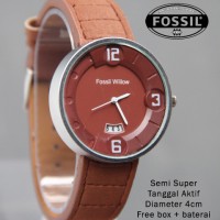 TERLARIS!!! Fossil Willow Tanggal Kulit (4 warna) JAM TANGAN