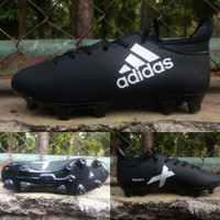 Sepatu Bola Adidas X 17 Purechaos Kids /Anak-anak Hitam-Putih GradeOri
