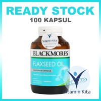 Jual BLACKMORES FLAXSEED OIL 1000MG BPOM KALBE - 100 TAB Murah