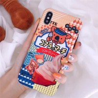 Koala jepang lucu biskuit iphone case 6 6s plus 7 7+ 8 8+ X soft murah
