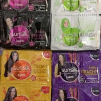 SUNSILK LIVELY STRAIGHT SHAMPO 10 pack x 12 SACHET