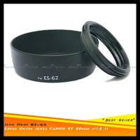Super Promo Lens Hood Canon Es-62 Ukuran 52Mm Utk Lensa Fix 50Mm F1.8