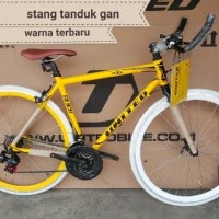 Sepeda Fixie balap United Slick 71 Frame Alloy 7 sp Shimano FREE