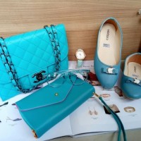 tas wanita tas terbaru 2018 tas selempang chanel key dompet flatshoe