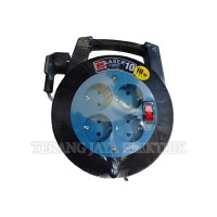 Kabel Rol/Kabel roll/Kabel Gulung 4 Lubang 10 meter+Stop Kontak Vetto