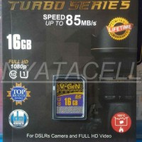 GARANSI Memory Vgen SD Card 16GB Class 10 Turbo SDHC UHS-1 Memori Kela