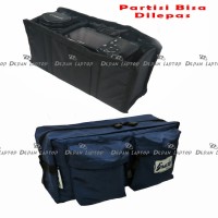 Tas Pinggang Kamera DSLR Bagus Warna Biru Navy Universal Canon Nikon