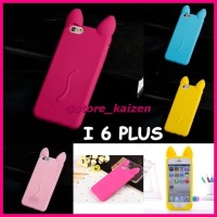KZ158 KOKO CAT KOREA Cute Ear Cat soft silicone Case-IPhone 6 6S PLUS