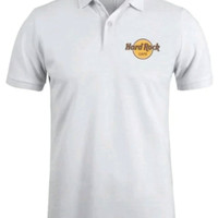 BAJU KAOS POLO SHIRR PRIA HARD ROCK CAFE T SHIRT TSHIRT KAOS BERKERAH