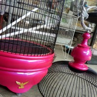 Kandang lovebird radja pink (khusus gojeg)
