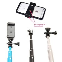 Tongsis HP Monopod Handphone dan Action Kamera GoPro Xiaomi Yi Brica