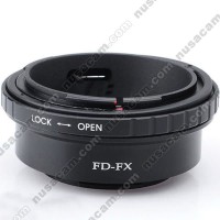 Adapter, Adaptor Lensa Canon Fd To, Ke, Untuk Kamera Fuji X Mirrorless