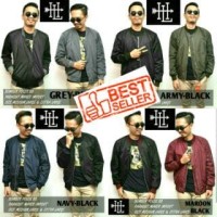 Fashion terlaris keren (BOMBER 2 IN 1 BOLAK BALIK) JAKET PARKA KANVAS