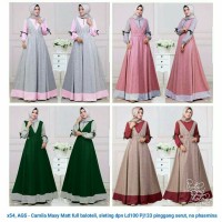 Dress Gamis Maxi Casual Gaya Hijabers Selebgram Kekinian