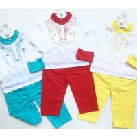 Pakaian Anak Lucu Motif Murah Baju Aqiqah Koko Bayi Newborn All Size