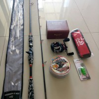 Set Pancing Kenzi Bait Casting Istimewa