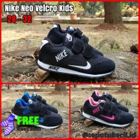 Sepatu Anak Sekolah Nike Neo Kids Perekat Size 28 32 Grade Ori Vietnam