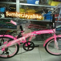 sepeda lipat 20 evergreen