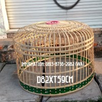 KANDANG BAMBU UMBARAN AYAM D82xT59cm