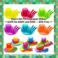 Jual SALE! SET LENGKAP PERLENGKAPAN MAKAN ANAK BPA FREE AMAN UTK BAYI IKEA Murah
