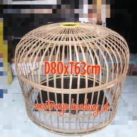 KANDANG KURUNGAN BAMBU UMBARAN AYAM D80xT63cm