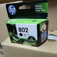 Tinta Printer HP 802 XL Hitam Original Limited