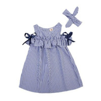 Pakaian Bayi Perempuan Baju & Sepatu Dress Baby Girl Motif Bir AHA1677
