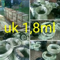 Jeruji fiber 1,8mm-1kg untuk kandang burung dll Bentuk Presisi