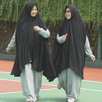 Khimar Siera Hitam by Alila Hijabku