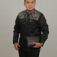 Baju Muslim Kemeja Koko Batik Pria Mickot Multi Fungsi Keren Elegan 5A