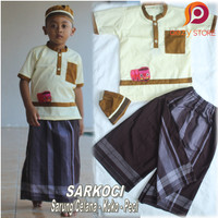 Jual SARKOCI Anak Balita - Sarung Celana Koko dan Peci Murah Terbaru