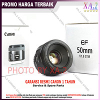 LENSA FIX / PRIME CANON 50MM F/1.8 STM GARANSI 1 TAHUN