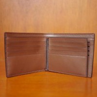 dompet pria import branded Hugo Boss DK322 brown Murah