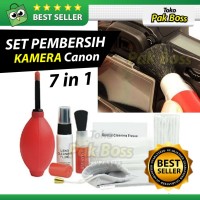 Set Pembersih kaca lensa Cleaning tool kit Kamera Canon Nikon - Red