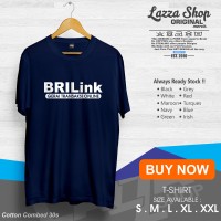 Kaos / Baju / Tshirt Distro Agen Brilink Bank BRI Termurah