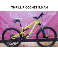 SEPEDA THRILL RICOCHET 5.0 AH2018 MY MTB 27.5 NEON YELLOW ACERA 2x9SP
