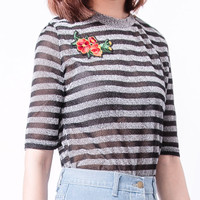 Jual kaos army crop tees tee atasan tshirt oblong tumblr print wanita