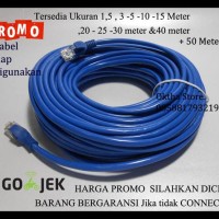Harga Terbaik Kabel Lan Utp 20M Rj45 Cat 5E Cable 20 Meter Terpasang