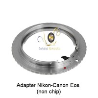 Adapter Lensa Nikon ke Body Canon Eos (non chip) Berkualitas