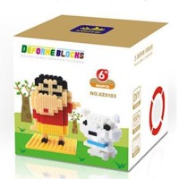 nano block sinchan shiro koleksi anti mainstream pajangan lucu komik