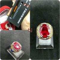 Cincin BAtu Ruby Corundum Super Titanium