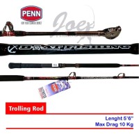 Joran Pancing Penn Rod Trolling Defiance Boat Fishing PDBC561XHA Lin