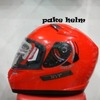 BEST QUALITY HELM KYT K2 RIDER SOLID MERAH FERRARI FULL FACE